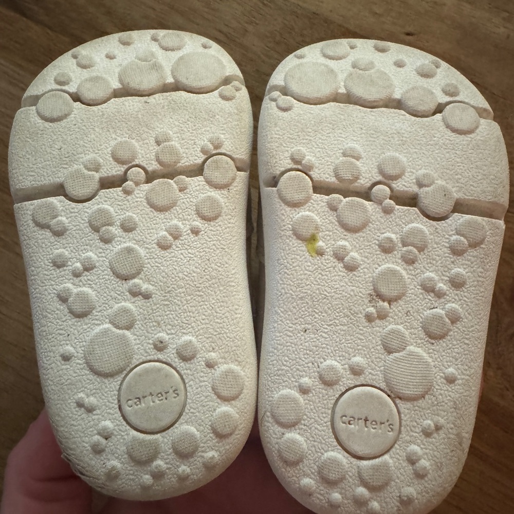 Carter’s White Velcro Baby Sneaker - Picture 4 of 5